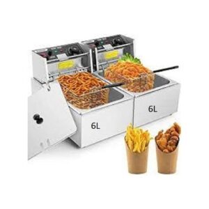 Nunix Double Baskets Chicken And Chips Electric (6+6)LTR