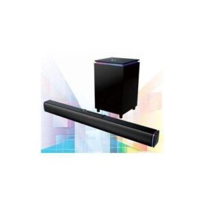 Amtec 2.1CH SOUNDBAR WITH WIRELESS SUBWOOFER(2.1Channel,Surround System,Wireless Sub-Woofer,Thumbing Bass,Bluetooth Connectivity