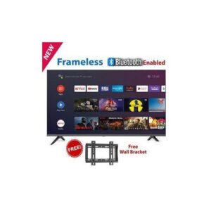 Solarmax 43" Inch FRAMELESS Smart Android TV Netflix INBUILT DECODER+FREE BRACKET
