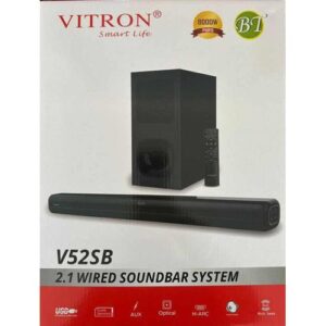 Vitron 2.1 Amazing Soundbar System BT/USB/SD/FM WIRESS BLUETOOTH.