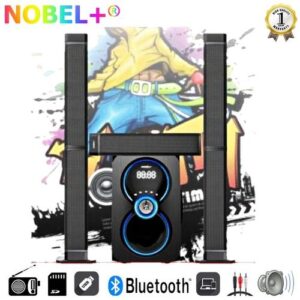 Nobel 5.1 X-BASS SUB WOOFER MULTIMEDIA SYSTEM-BT/FM/USB